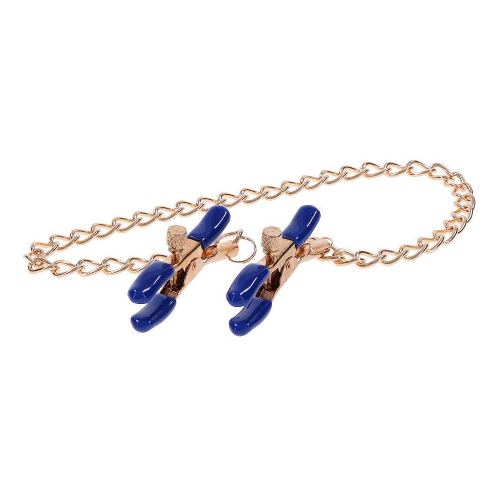 Sportsheets Cougar Chained Nipple Clamps